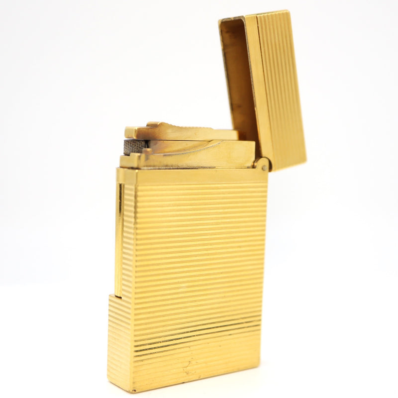 着火未確認 S.T.Dupont デュポン LINE2 ライター ライン2 ゴールド色 喫煙具 24k164-1