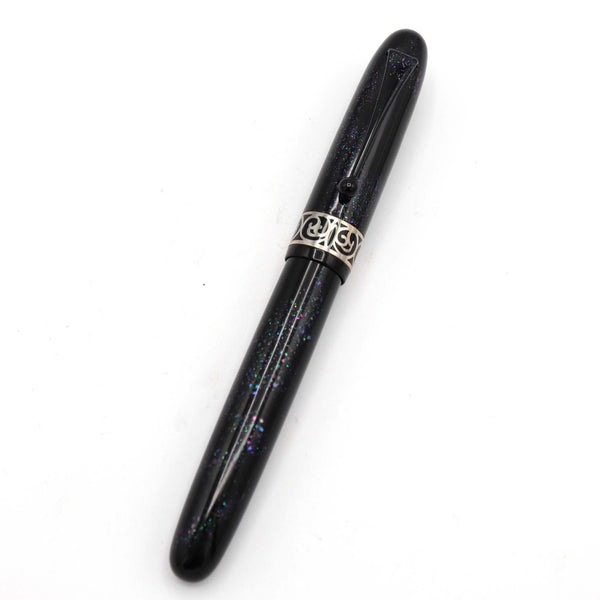 未使用 PILOT パイロット 万年筆 銀河 三越限定 インクセット ペン先18Ｋ 750 文房具 筆記用具 木箱 110