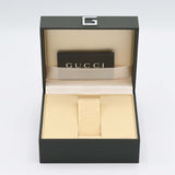 稼働 腕時計 GUCCI グッチ Gウォッチ 3600M スクエア ステンレス クォーツ 黒文字盤 箱劣化 H1880