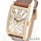 稼働 腕時計 FRANCK MULLER フランクミュラー ロングアイランド 902QZD クォーツ 750 総重量47.7g 2026.2電池交換済 mo335