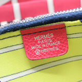 HERMES エルメス アザップロング シルクイン ウォレット ラウンドファスナー 長財布 A刻印 ピンク 24k882-1