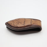 BERLUTI ベルルッティ マネークリップ カリグラフィ レザー ブラウン系 保管袋・箱 26s144-1