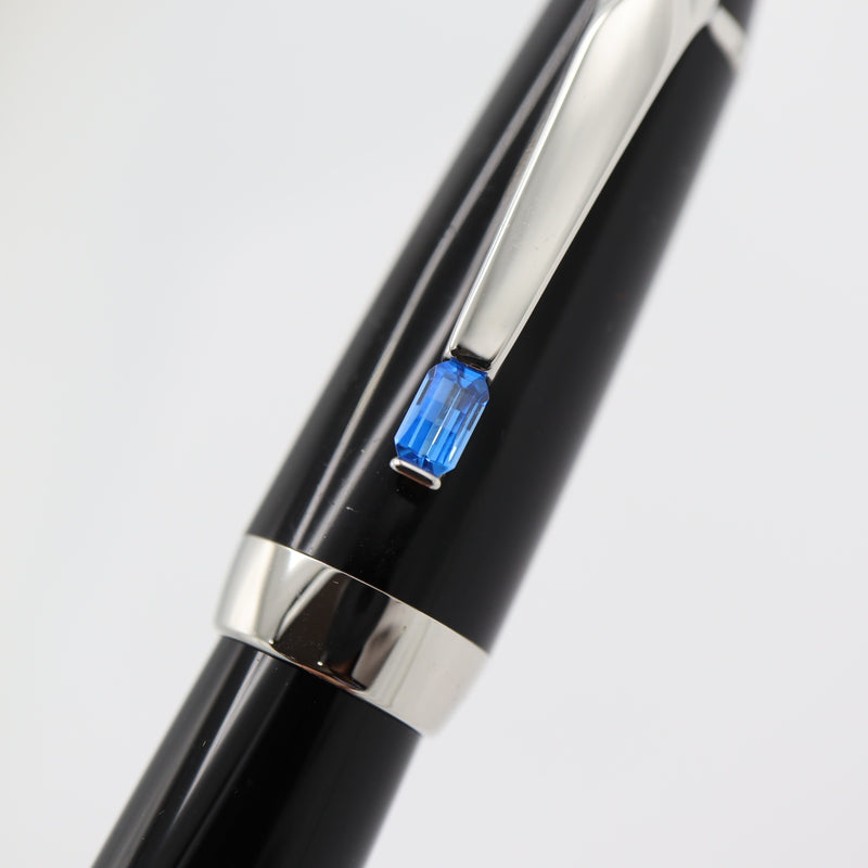 MONTBLANC モンブラン ボールペン BOHEME ボエム キャップ式 筆記用具 シルバー色×ブラック 筆記未確認 H19974