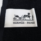 HERMES エルメス ビーチタオル タオル ヨッティング コットン モダール ネイビー H10375