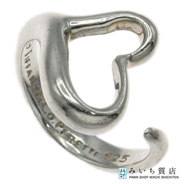 TIFFANY&Co. ティファニー リング オープンハート 13号 925