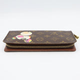 LOUIS VUITTON ルイヴィトン LV M61729 村上隆 ポルトモネジップ モノグラム ウォレット 長財布 M3828