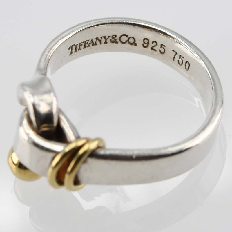 TIFFANY & Co. ティファニー フック＆アイ リング 約7.5号 925 750 3.7g アクセサリー M2216-3