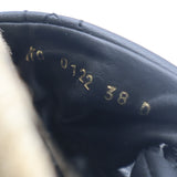 Christian Dior ディオール サンダル カナージュ 38 約25cm ブラック 靴 レディース H19578