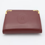 Cartier カルティエ コインケース マストライン スクエア 小銭入れ 財布 ボルドー H4920