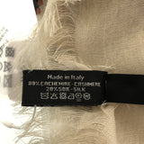 未使用 CHANEL シャネル ストール カシミヤ 綿 ココマーク ロゴ ホワイト系 服飾小物 23k440-1