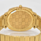 稼働 動作品 腕時計 GUCCI グッチ 157.3 Grip クォーツ ゴールドカラー メンズ 箱・袋 26k537-4