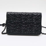 CHANEL シャネル チェーンウォレット カメリア 24番台 ショルダーバッグ ココマーク ブラック ギャラ有 H8450