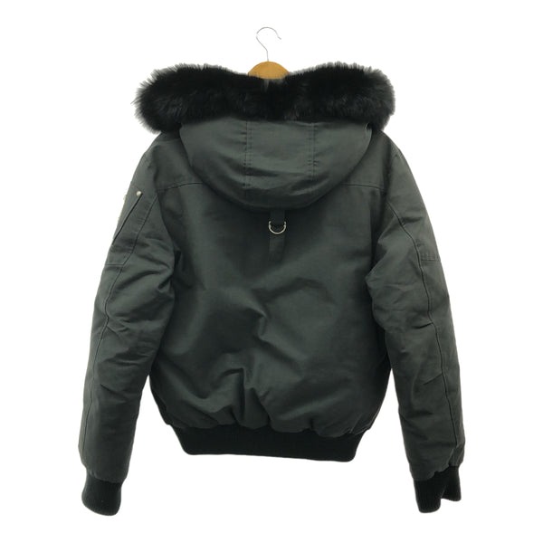 MOOSE KNUCKLES ムースナックルズ CA56669 ダウンジャケット Mサイズ ファー ブラック メンズ 24s337-2