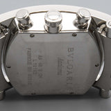 腕時計 稼働 BVLGARI ブルガリ アショーマ AA48SCH 自動巻き クロノグラフ 青色系文字盤 ko278