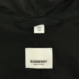 バーバリー Burberry ジャケット チェック柄 XS サイズ 8024031 フード メンズ パーカー ブラック 21s1056-1