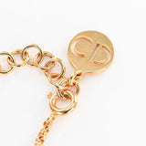 Christian Dior ディオール ブレスレット リュヌ ゴールドカラー×ピンク×グリーン アクセサリー レディース H7014