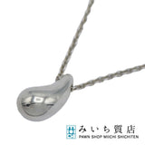 TIFFANY&Co. ティファニー ネックレス ティアドロップ シルバー 925 約3.2g アクセサリー 袋有 H10337