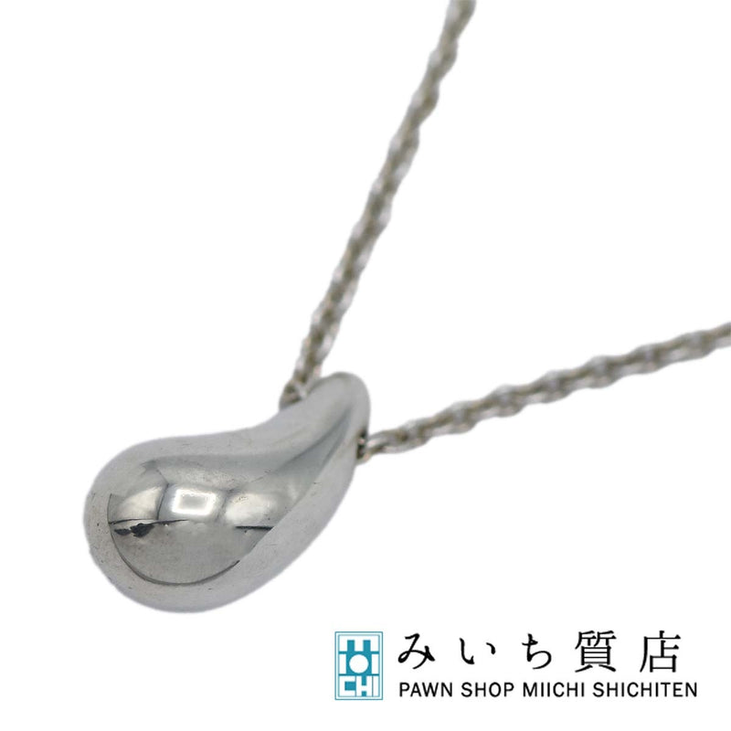 TIFFANY&Co. ティファニー ネックレス ティアドロップ シルバー 925 約3.2g アクセサリー 袋有 H10337