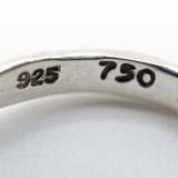 TIFFANY&Co. ティファニー リング フックアンドアイ 11号 シルバー 925 ゴールド 750 2.8g アクセサリー 23k688-1