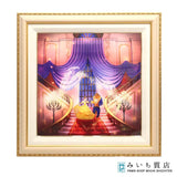 絵画 JOEL PAYNE ジョエル・ぺイネ 美女と野獣 LET'S DANCE Disney ディズニー アールビバン 保証書 25s275-1