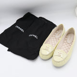 CHANEL シャネル G33470 パンプス シューズ エナメル パテントレザー ココマーク 37 1/2 靴 パステルイエロー 保管袋 H24329