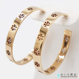 TORY BURCH トリーバーチ フックピアス ロゴ ゴールドカラー アクセサリー レディース k1361