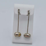 Georg Jensen ジョージジェンセン ピアス ドロップ シルバー 925 約4.6g アクセサリー 箱有 H14636