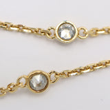 Christian Dior ディオール ネックレス CDロゴ フェイクパール 約4.3g ゴールドカラー アクセサリー 箱有 H20888