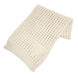 未使用 BOTTEGA VENETA ボッテガ ヴェネタ マフラー OPEN CABLE WOOL SCARF ウール クリーム色 26k493-2