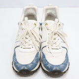 LOUIS VUITTON ルイヴィトン LV NV0179 ランアウェイライン スニーカー 靴 38サイズ デニム レザー M4035