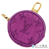 LOUIS VUITTON LV ルイヴィトン コインパース M68291 モノグラム デニム ラウンド ポーチ キーチェーン付 M4455