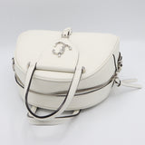 JIMMY CHOO ジミーチュウ 2way ショルダーバッグ ハンドバッグ 鞄 ホワイト レディース H19771