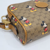 GUCCI グッチ ミッキー ショルダーバッグ 602536 GGスプリーム ディズニーコラボ バッグ ブラウン M3832