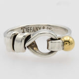 TIFFANY&Co. ティファニー 7.5号 フック＆アイ ラブノット 925 750 2.8g アクセサリー H8629