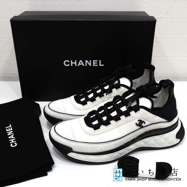 CHANEL ホワイト スニーカー Chanel white sneakers runners trainers Size 44 EU | eBay