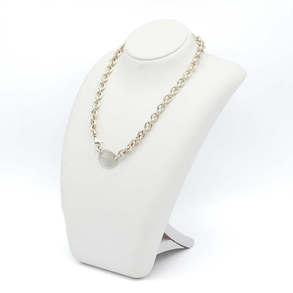 TIFFANY ティファニー リターントゥティファニー オーバルタグ チョーカー ネックレス 925 57.8g 箱有 M3980