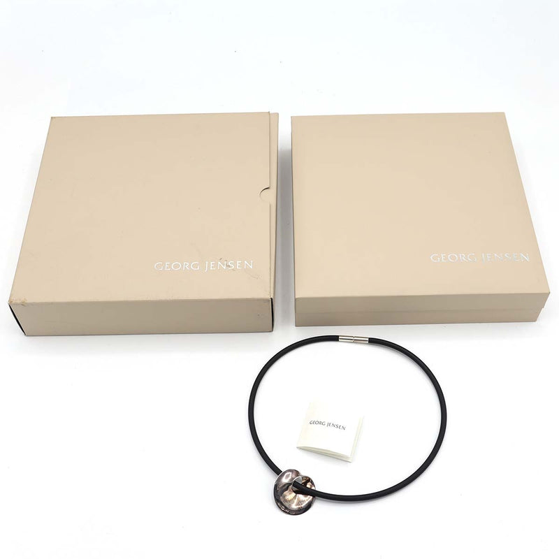 GEORG JENSEN ジョージジェンセン トールン メビウス 374 ネックレス チョーカー 925S アクセサリー 約15.7g 箱有 k1187
