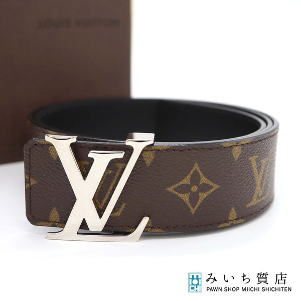 LOUIS VUITTON LV ルイヴィトン ベルト M9821 85/34 モノグラム サンチュール ブラウン系 服飾小物 eco1618