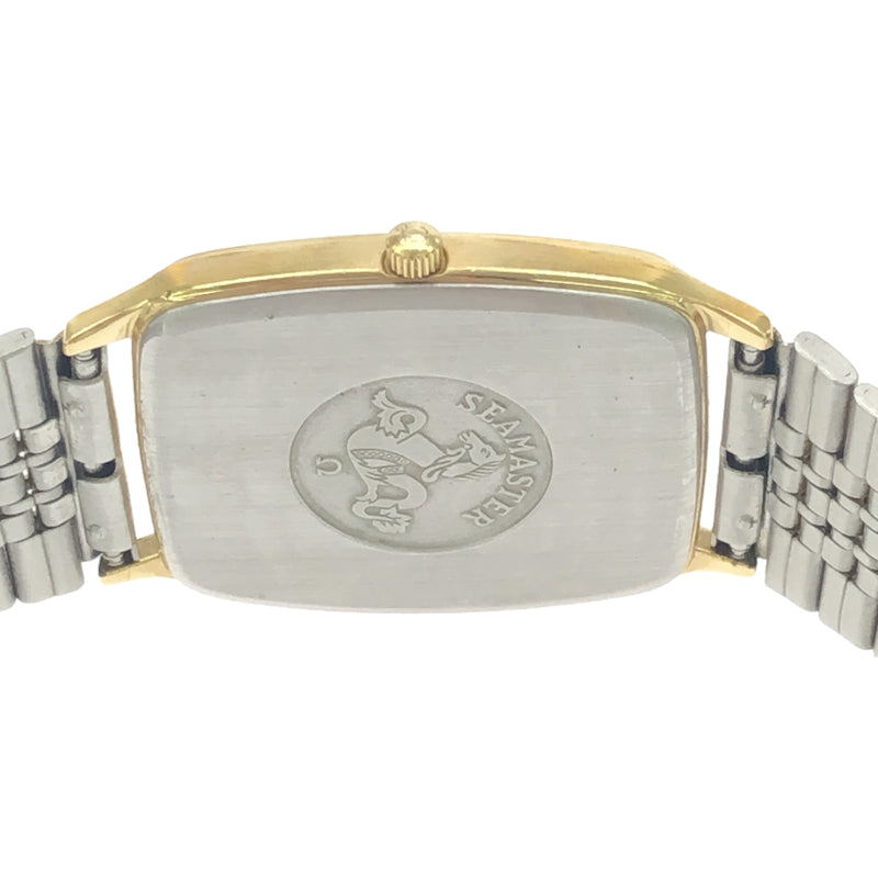 稼働 OMEGA オメガ シーマスター Seamaster クォーツ デイト 196.0265 cal.1430 ゴールドカラー ベルト社外品 H8957