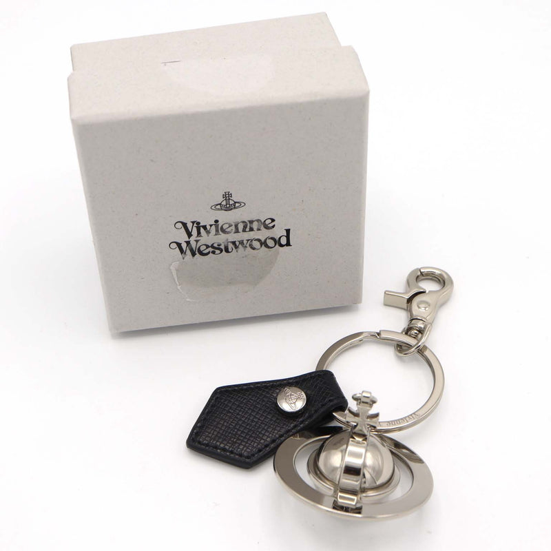 Vivienne Westwood ヴィヴィアンウエストウッド キーチャーム 3D ORB ブラック シルバーカラー H19990