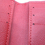 LOUIS VUITTON ルイヴィトン LV 財布 ポルトフォイユ・ヴィクトリーヌ N41659 ダミエ エベヌ 赤 袋あり 23s1257-1