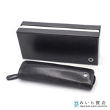MONTBLANC モンブラン レザー ペンケース ラウンドジップ ペンポーチ 1本用 ブラック 箱有 H12939