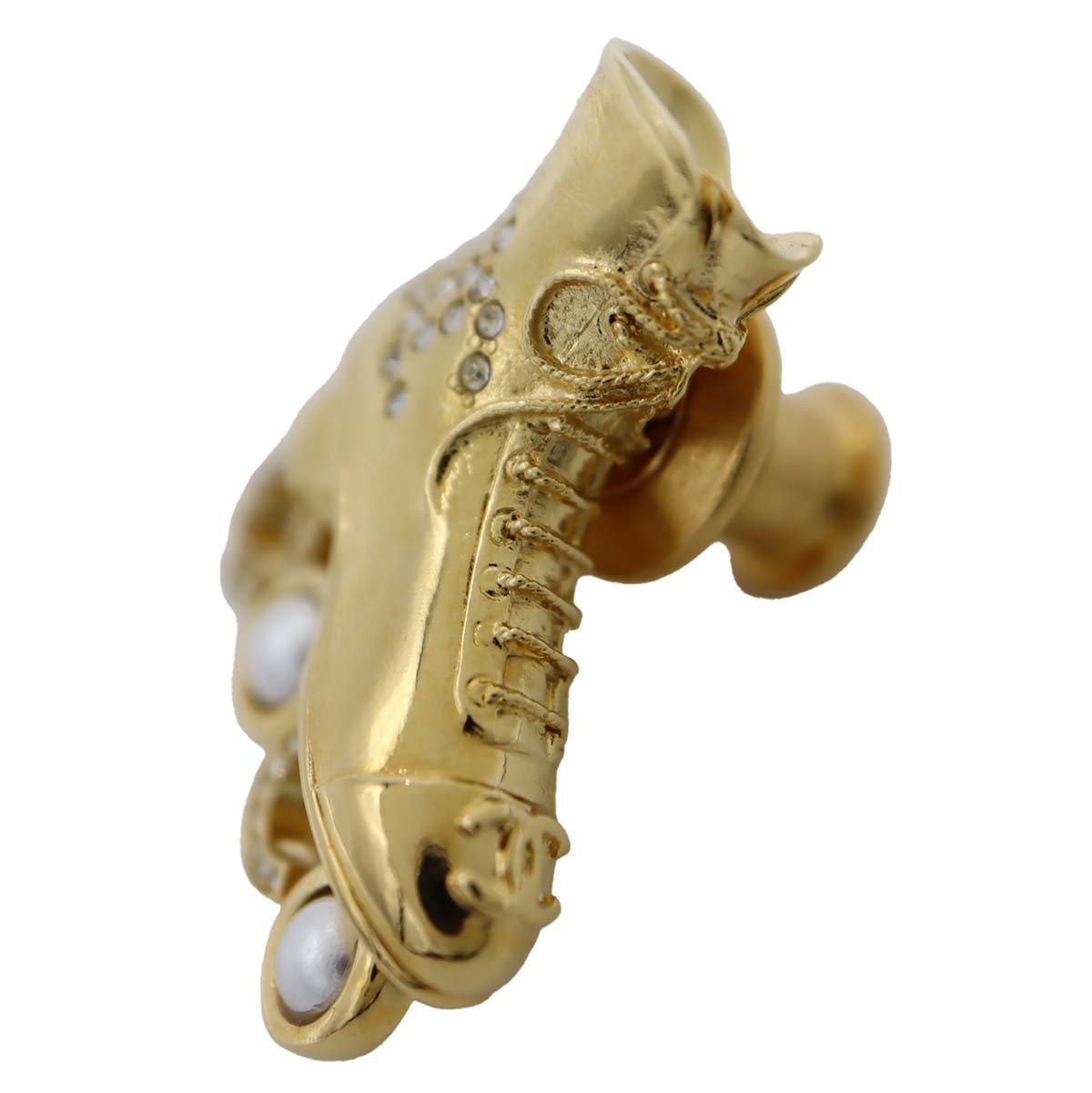 CHANEL シャネル ローラースケート ブローチ F24 COCO ココマーク