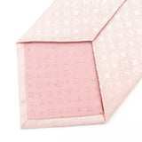 LOUIS VUITTON ルイヴィトン LV ネクタイ シルク100％ モノグラム ピンク 服飾小物 H20900