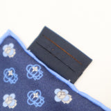 LOUIS VUITTON ルイヴィトン LV M79470 ポケットスクエア・フル オブ ヴィヴィエンヌ ハンカチ スカーフ ブルー 箱有 eco1617