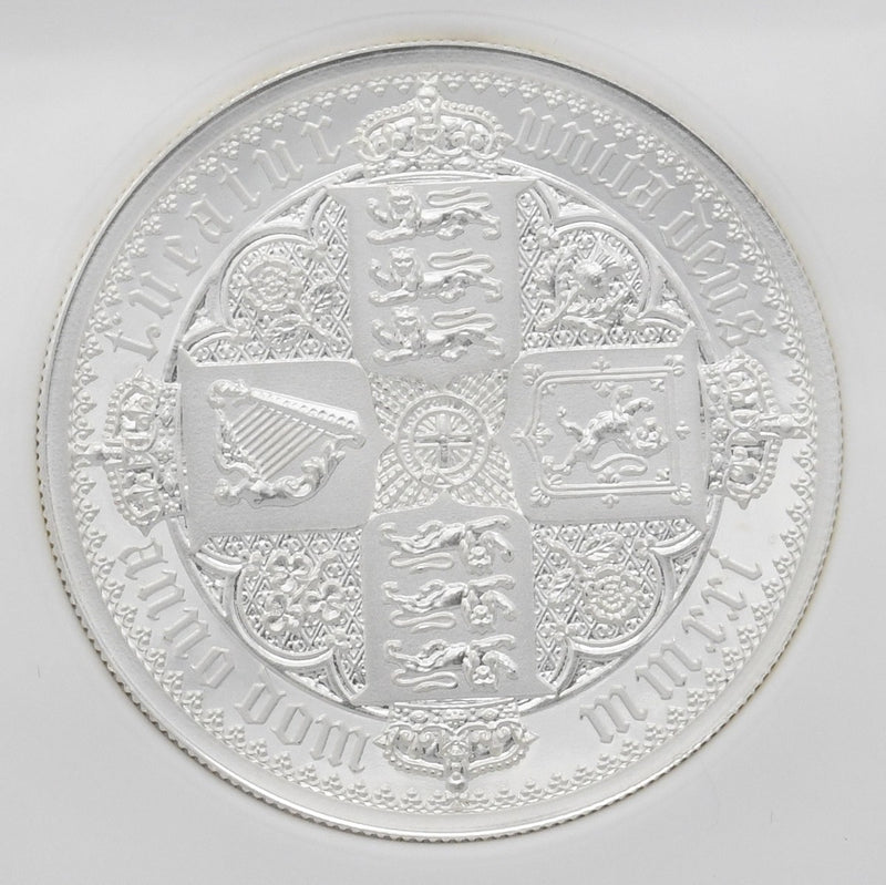 NGC FIRST DAY OF ISSUE PF70 ULTRA CAMEO 2021年 2オンス 5ポンド ゴシッククラウン ケース有 23k779-1