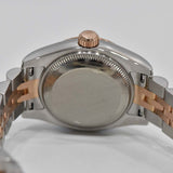 稼働 腕時計 ROLEX ロレックス デイトジャスト 179171NR 自動巻き SS/K18PG ホワイトシェル文字盤 ケース有 H21873