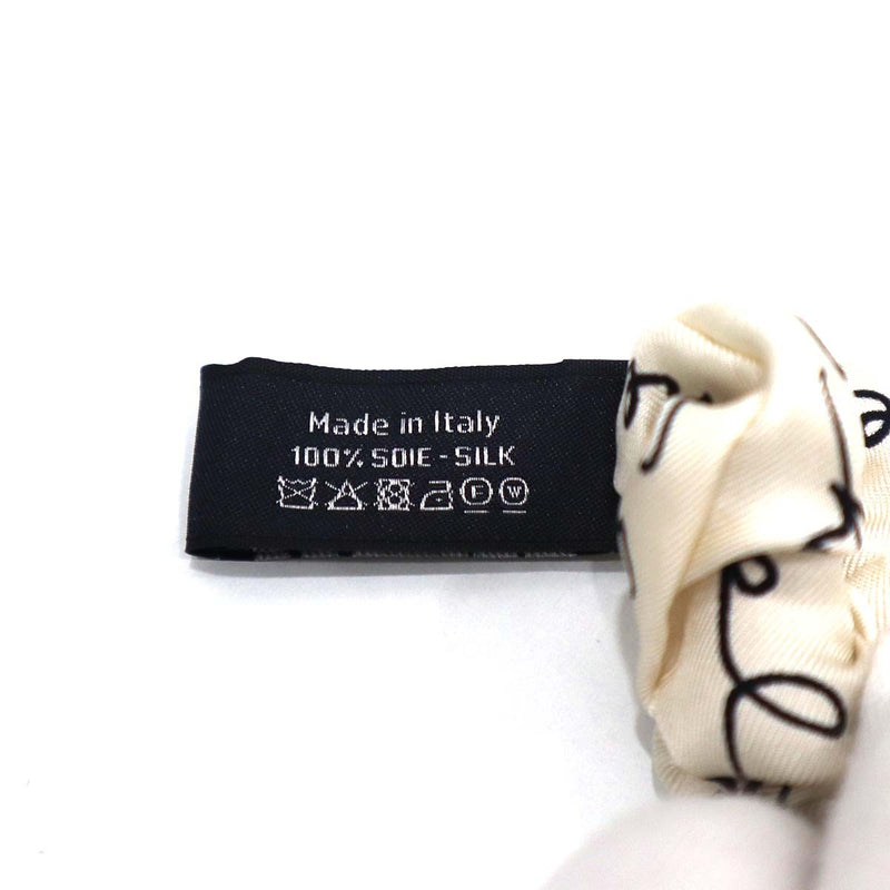 CHANEL シャネル　新品！シルク スカーフ＆シュシュ セット CHANEL】シルクスカーフ＆シュシュ☆ピンク☆新品☆シャネルスカーフ