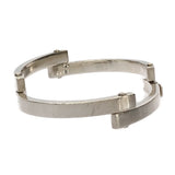 GUCCI グッチ バングル ブレスレット プレート アクセサリー SV925 シルバー 重量約33.5g H2793