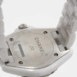 腕時計 稼働 CHANEL シャネル J12 H2570 クォーツ セラミック シェル文字盤 2026.6電池交換済 24s1066-1